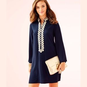 Lilly Pulitzer Gracelynn Stretch Dress (Navy) NWT